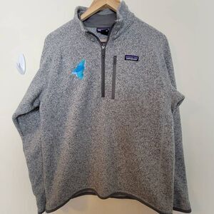 Patagonia Grey Men's Better Sweater 1/4-Zip Medium